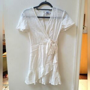 Princess Polly White Company For One Wrap Dress Size 4